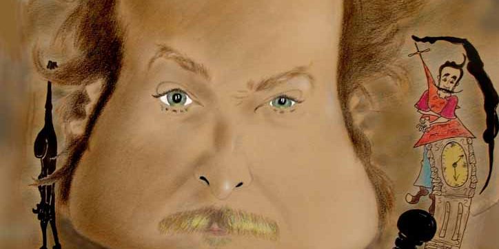 Serial killer Portrait Cartoon