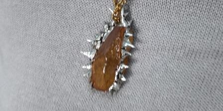 Solder iron jewelry design red calsedony