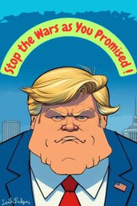 Söz verdiğin gibi savaşları durdur Trump