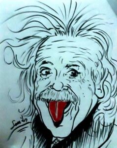 Yeni bir karikatür! Einstein ile konuşmak