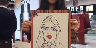 Dudaklı güzel çizim