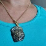 fuchsite natural stone necklace