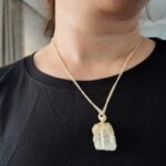 kristal başlı kolye tasarım