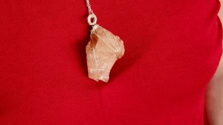 Natural healing crystal will be great on your Neck:))