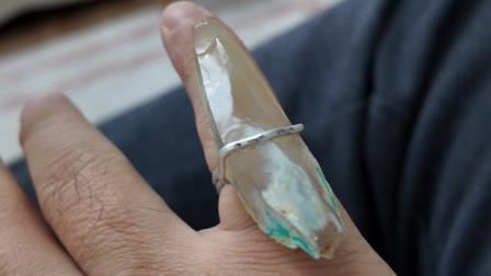 tek kristal yuzuk yeni yil