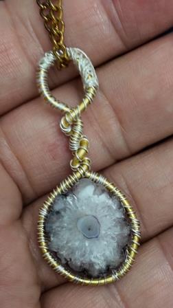 solar kuvars kolye tasarım